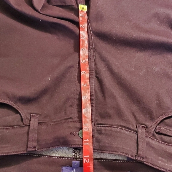 NYDJ Sheri Slim Straight Leg Jeans Size 16 Hi-Rise Lift Tuck Technology - Picture 9 of 15